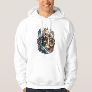 Frostfire Valkyrie Armor Hoodie