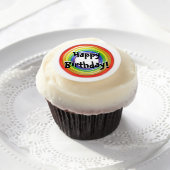 Frosting Round - Primary Colors (Cupcake)
