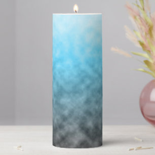 Frostline Horizon Pillar Candle