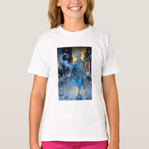 Frostmaker of a Moonlit Street – A Winter Portrait T-Shirt