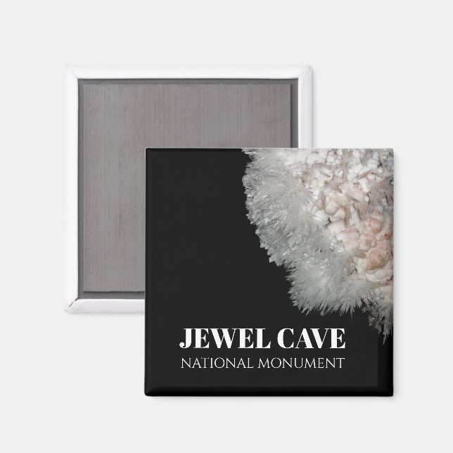 Frostwork Formation, Jewel Cave, SD Magnet (Front/Back)