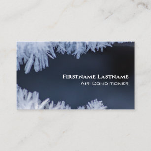 Frosty Air Conditioning Expert Cooling Compressor Business Card