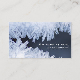 Frosty Air Conditioning Expert Cooling Compressor Business Card