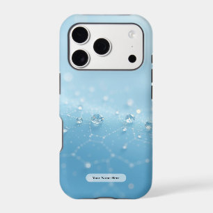 Frosty Azure Bronze Dew Dots iPhone 17 Pro Case