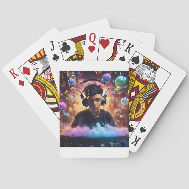 Frosty Beats Apparel - Chill Out in Style Poker Cards (Back)