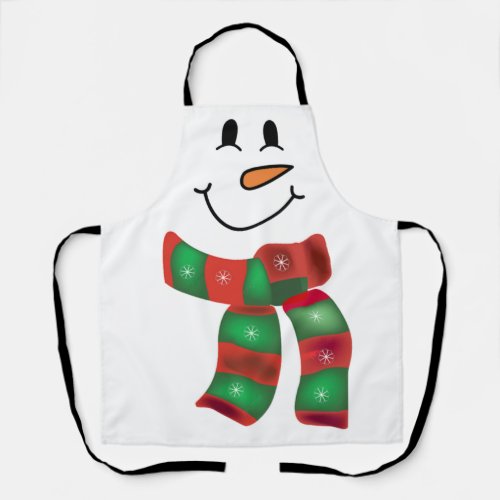 Frosty Christmas Apron