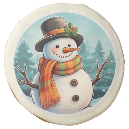 Frosty Christmas Frosted Sugar Cookie