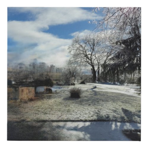 Frosty Day In February Canvas Art