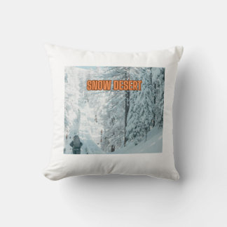 Frosty Dreams: Snow Fields Pillow Cover
