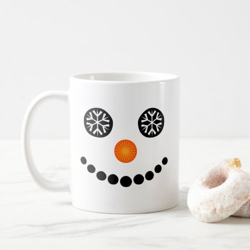 Frosty Eyes Snowman Coffee Mug