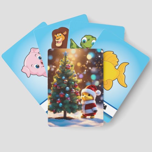 Frosty Fun Matching Playing Cards for Kids