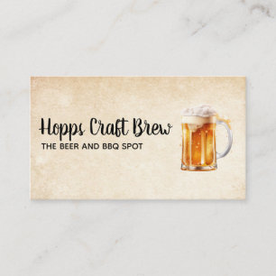 Frosty Glass of Beer Business Card