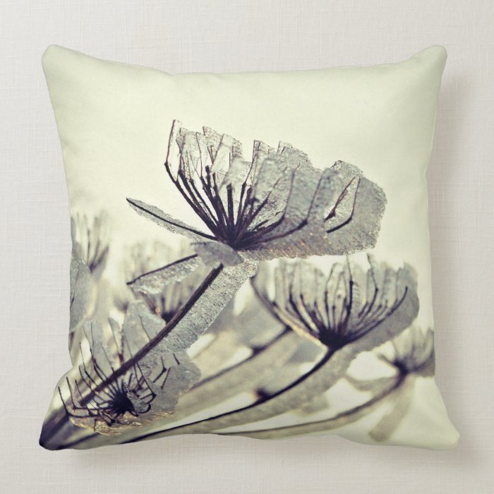 Frosty Hogweed. Cushions. Throw Pillow