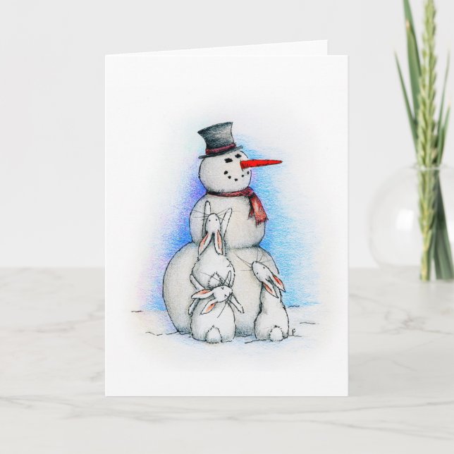 FROSTY HOLIDAY CARD (Front)