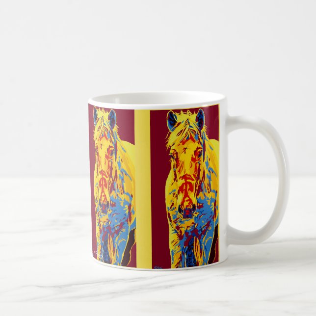 Frosty Horse Mug (Right)