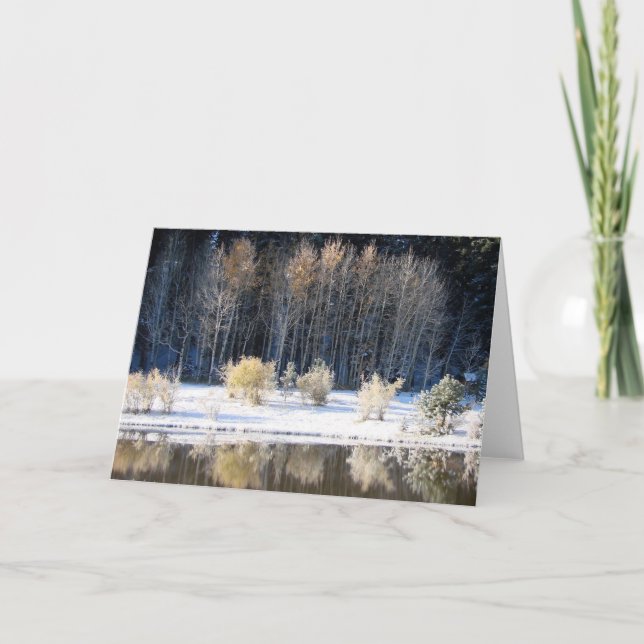 Frosty morning card (Front)