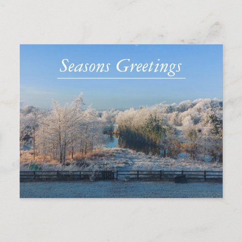 Frosty Morning Greetings Card