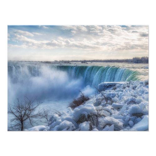 Frosty Morning Niagara Falls Photo Print