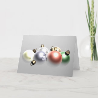 Frosty Ornaments - Card
