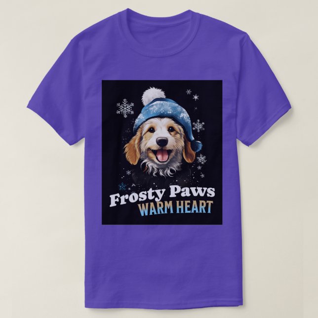 Frosty Paws Warm hearts T-Shirt (Design Front)
