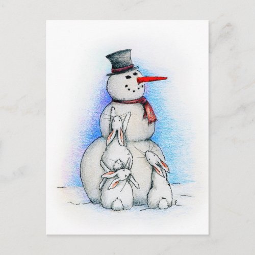 FROSTY POSTCARD