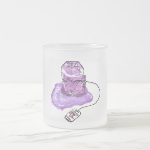 Frosty Purple Tea Mug