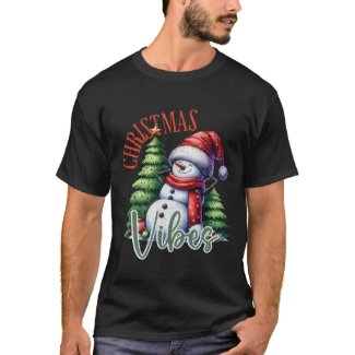 Frosty’s Christmas Vibes Boutique T-Shirt
