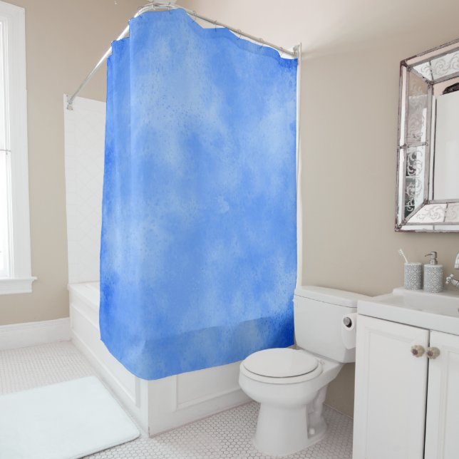 Frosty Shower Curtain (In Situ)
