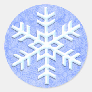 Frosty Snowflake Stickers