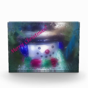Frosty Snowman Merry Christmas Award
