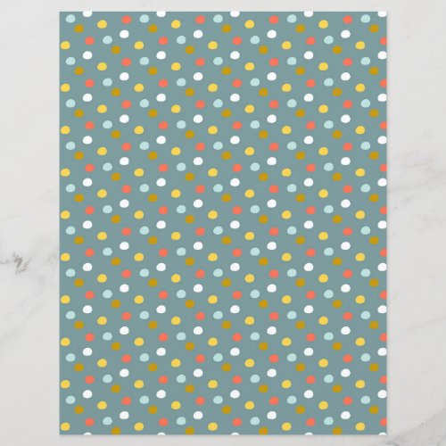 Frosty Snowman Scrapbook Paper