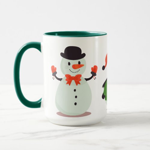Frosty Snowman Vectors Mug