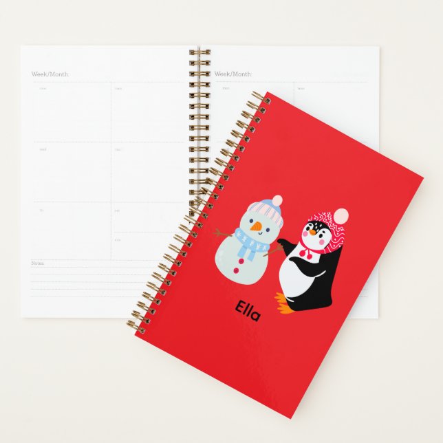 Frosty the Snowman and Penguin Planner (Display)