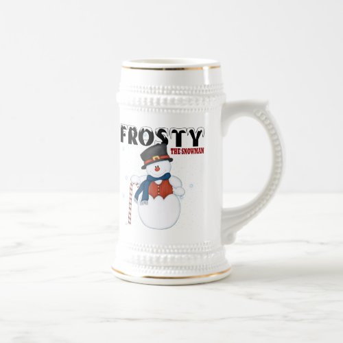 Frosty the Snowman Beer Stein