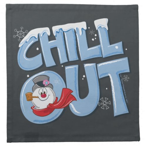 Frosty the Snowman  Chill Out Cloth Napkin