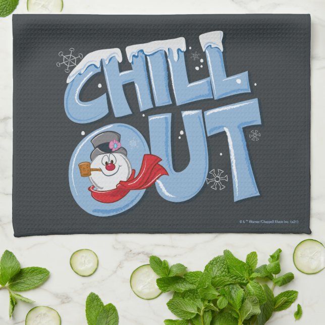Frosty the Snowman™ | Chill Out Kitchen Towel (Folded)