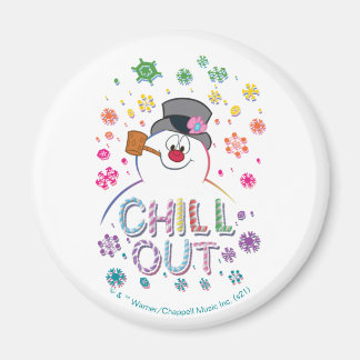 Frosty the Snowman™ | "Chill Out" Rainbow Colors Magnet