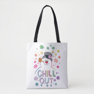 Frosty the Snowman™ "Chill Out" Rainbow Colors Tote Bag