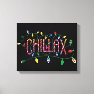 Frosty the Snowman™ "Chillax" Holiday Lights Canvas Print