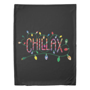Frosty the Snowman™   "Chillax" Holiday Lights Duvet Cover