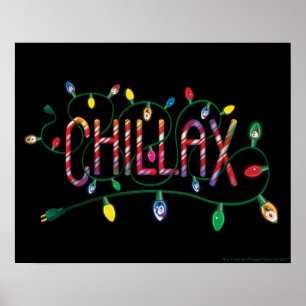 Frosty the Snowman™   "Chillax" Holiday Lights Poster