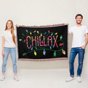 Frosty the Snowman™ "Chillax" Holiday Lights Throw Blanket