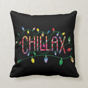 Frosty the Snowman™ "Chillax" Holiday Lights Throw Pillow