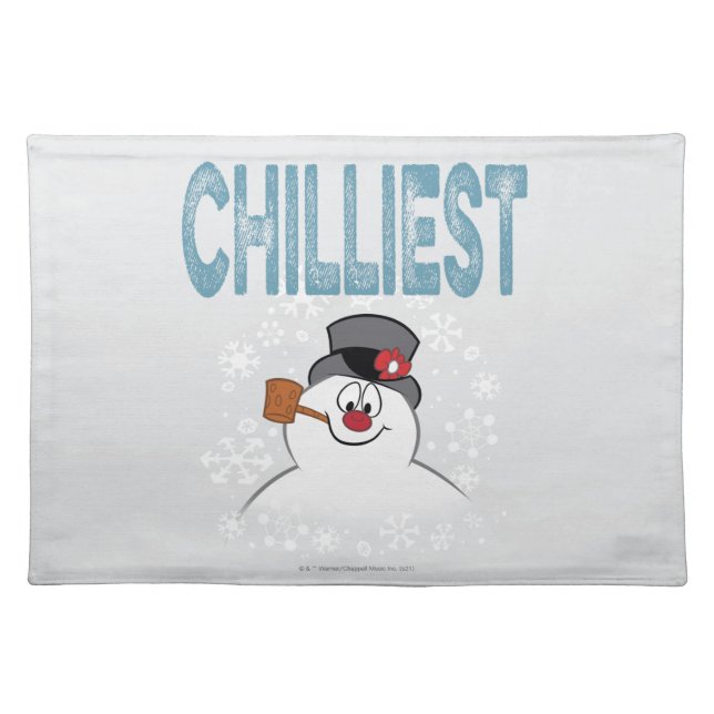 Frosty the Snowman™ | Chilliest Cloth Placemat (Front)
