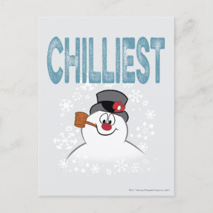 Frosty the Snowman™ Chilliest Holiday Postcard
