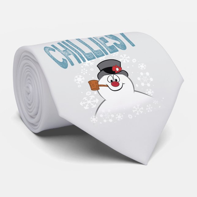 Frosty the Snowman™ | Chilliest Neck Tie (Rolled)