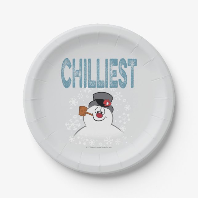 Frosty the Snowman™ | Chilliest Paper Plates (Front)