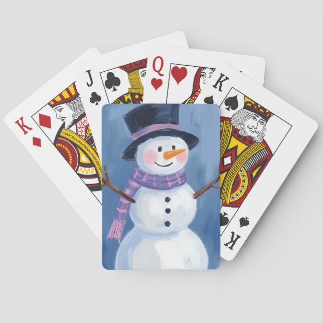 Frosty the Snowman Christmas Holiday Poker Cards (Back)