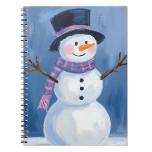 Frosty the Snowman Christmas Winter Notebook