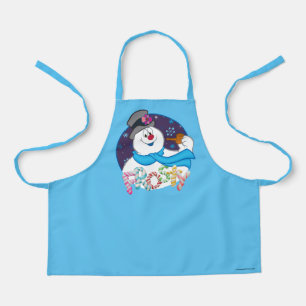 Frosty the Snowman™ Colorful Candy Cane Name Apron